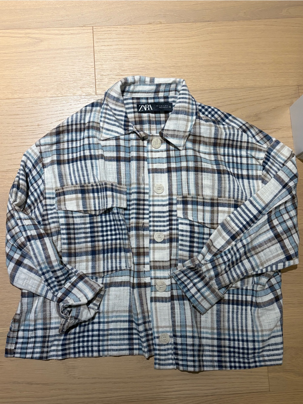 Zara Women’s Plaid Shirt